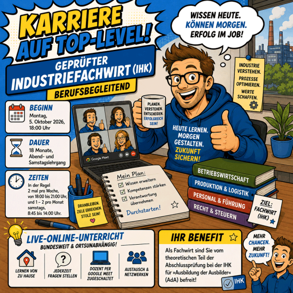 Geprüfter Industriefachwirt (IHK)